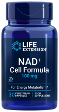 NAD + 细胞配方 100 毫克 30 粒胶囊